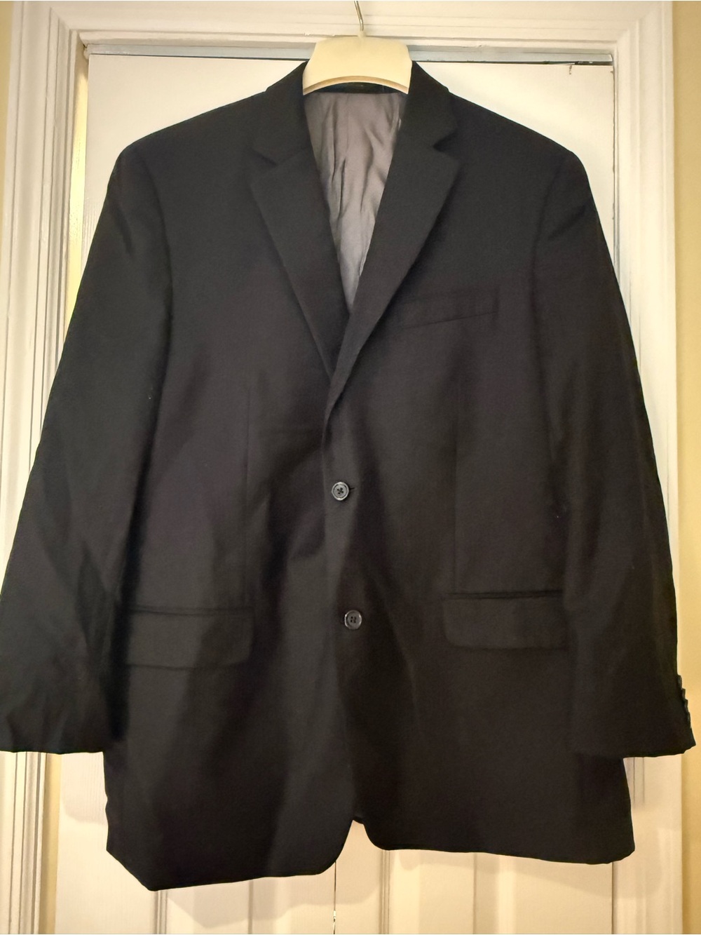 Michael Kors Men's Black Two-Button Blazer.